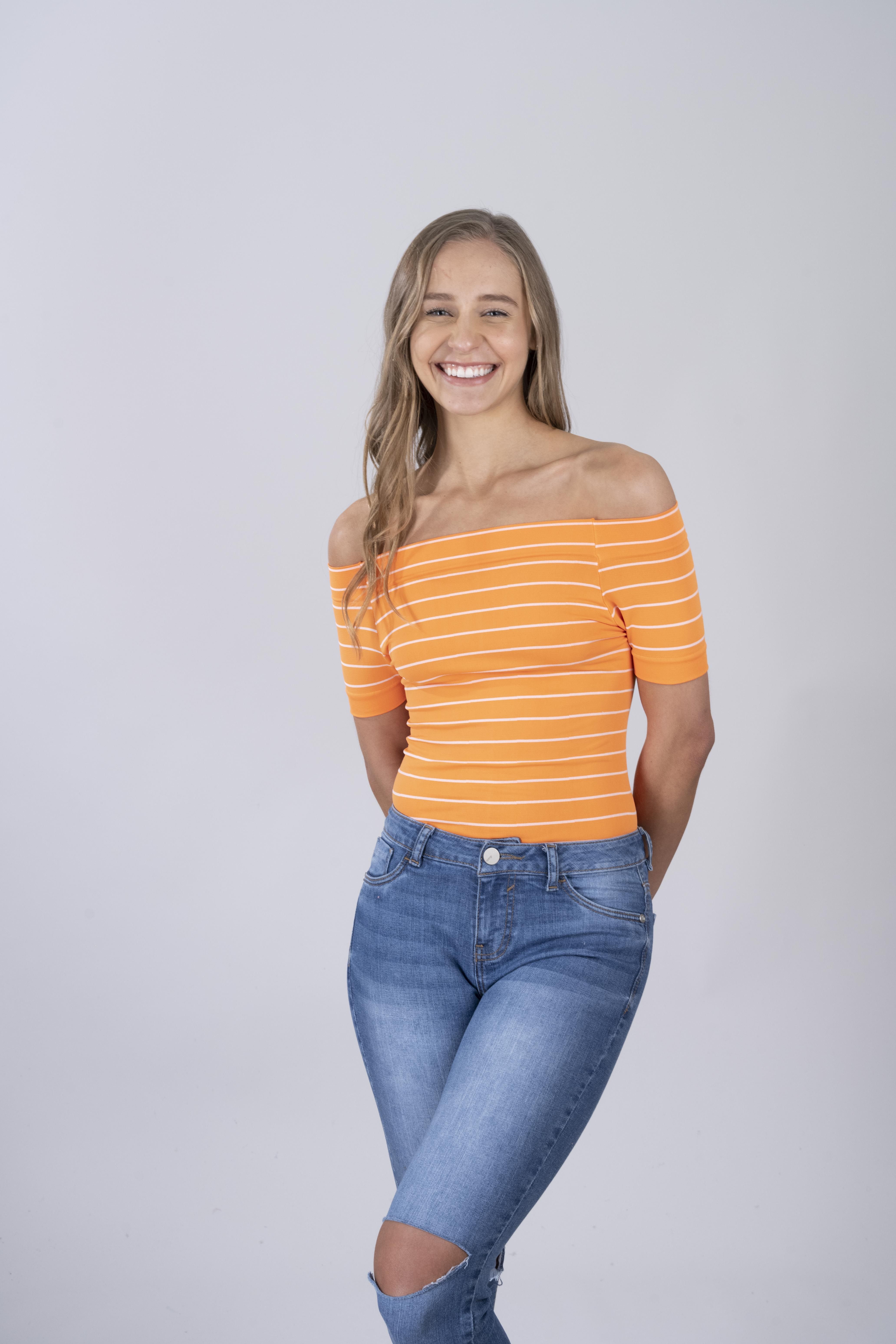 Bodysuit rayas hombro descubierto sold by Shasa product image thumbnail 3