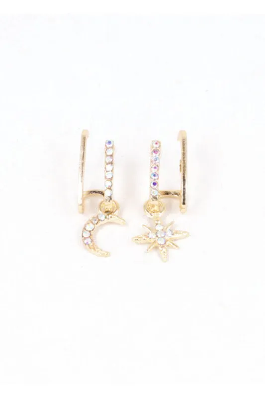 Aretes Luna Estrella sold by Shasa