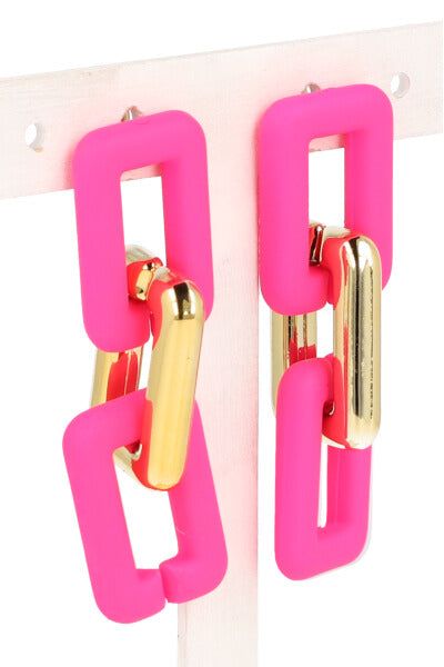 Aretes cadena neón sold by Shasa product image thumbnail 2