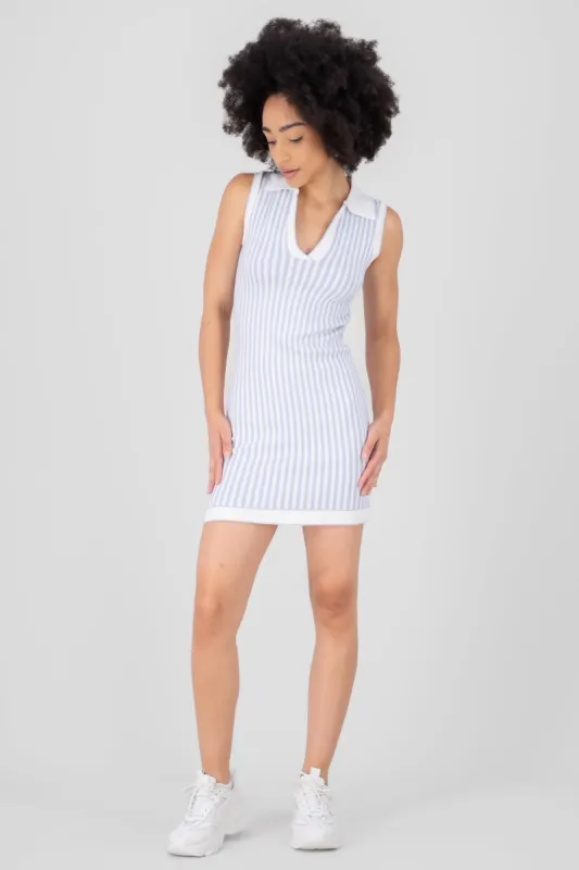 Vestido polo rayas sold by Shasa