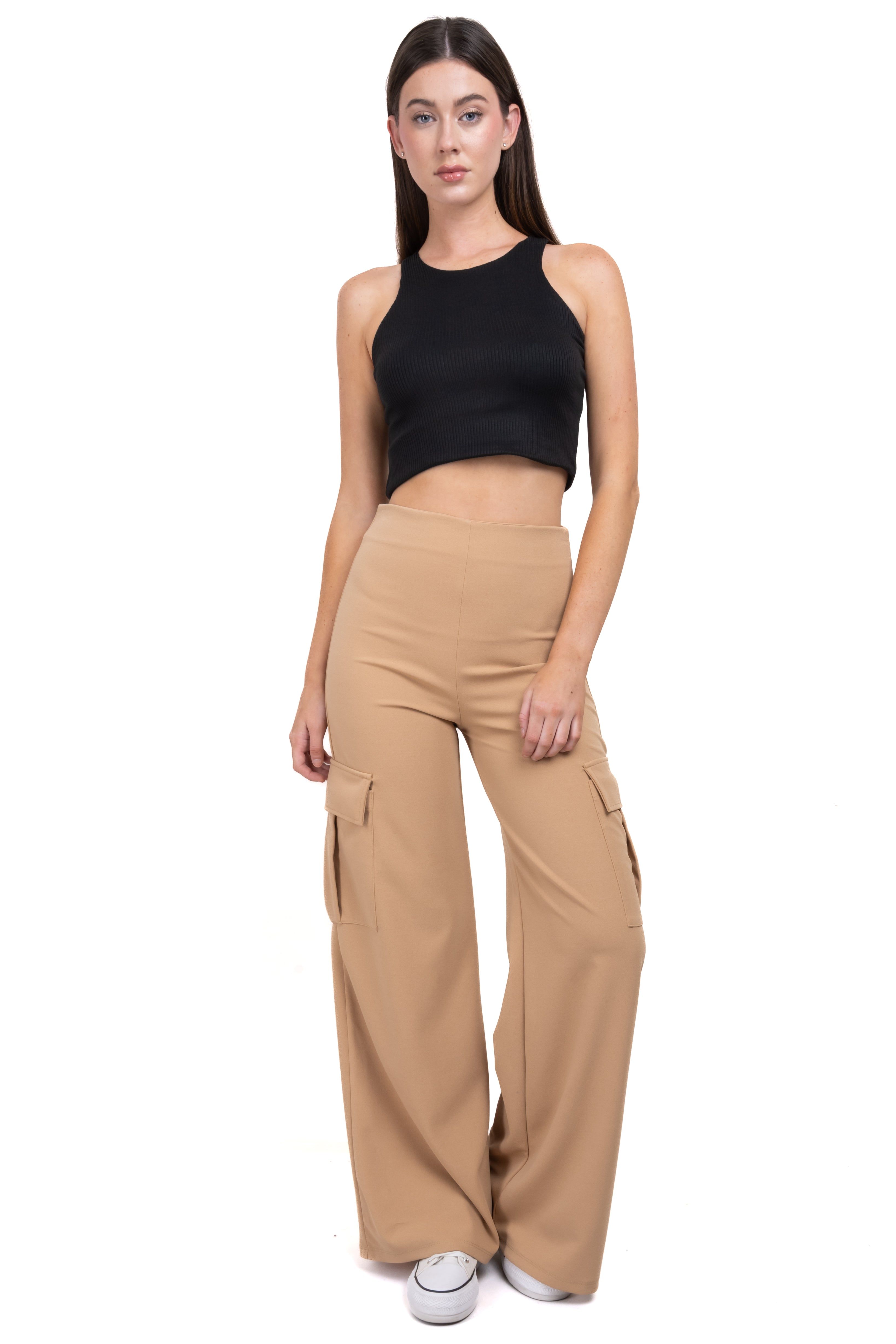 Pantalón cargo monocolor zipper sold by Shasa product image thumbnail 2