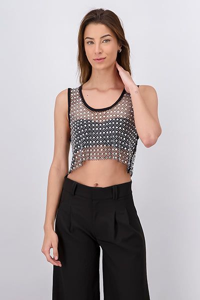 Top red pedrería sold by Shasa