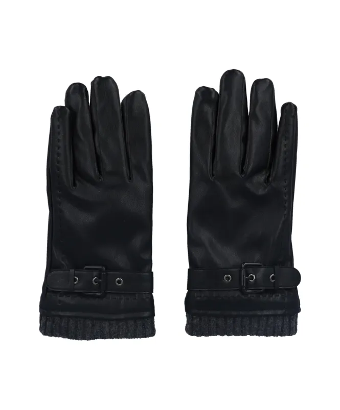 Guantes efecto piel hebilla sold by Shasa