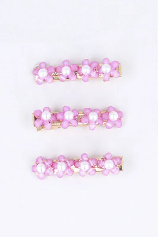 Set 3 Piezas Pasador Flores sold by Shasa