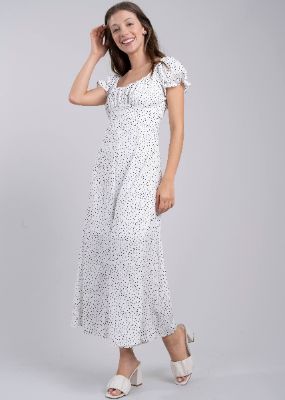 Jumpsuit amplio polka dots sold by Shasa