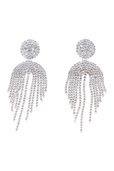 Aretes colgantes brillos sold by Shasa