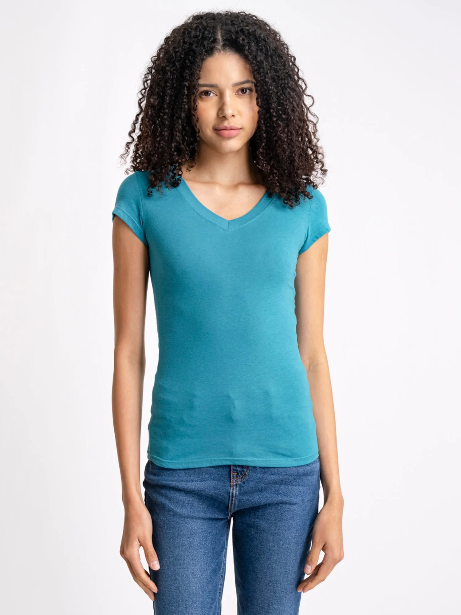 Blusa manga corta cuello v sold by Shasa product image thumbnail 2