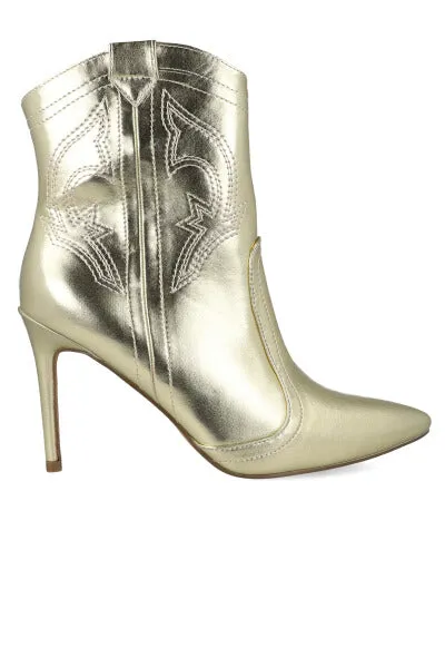 Botín tacón efecto piel sold by Shasa