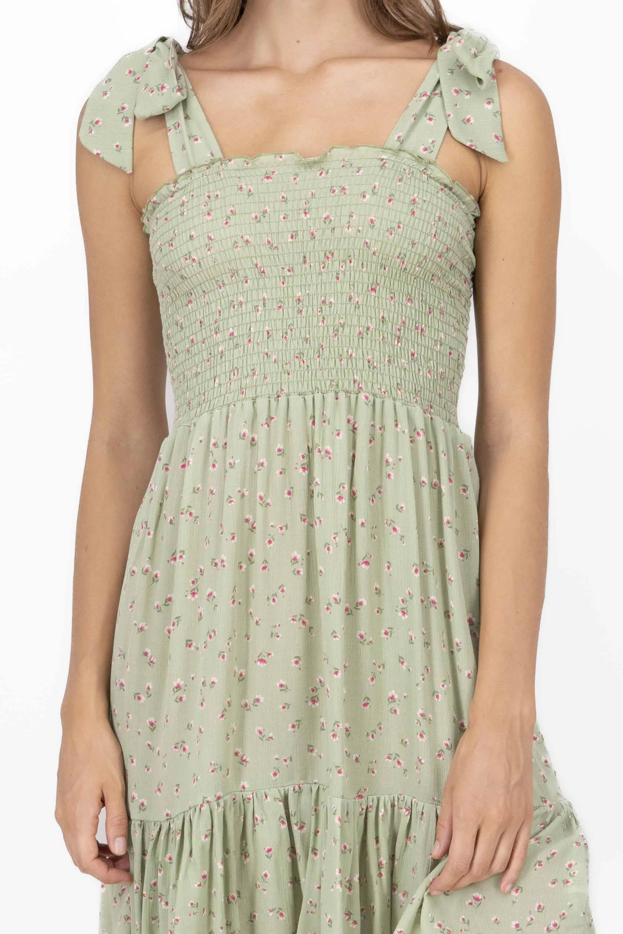 Vestido midi detalle smock sold by Shasa product image thumbnail 5