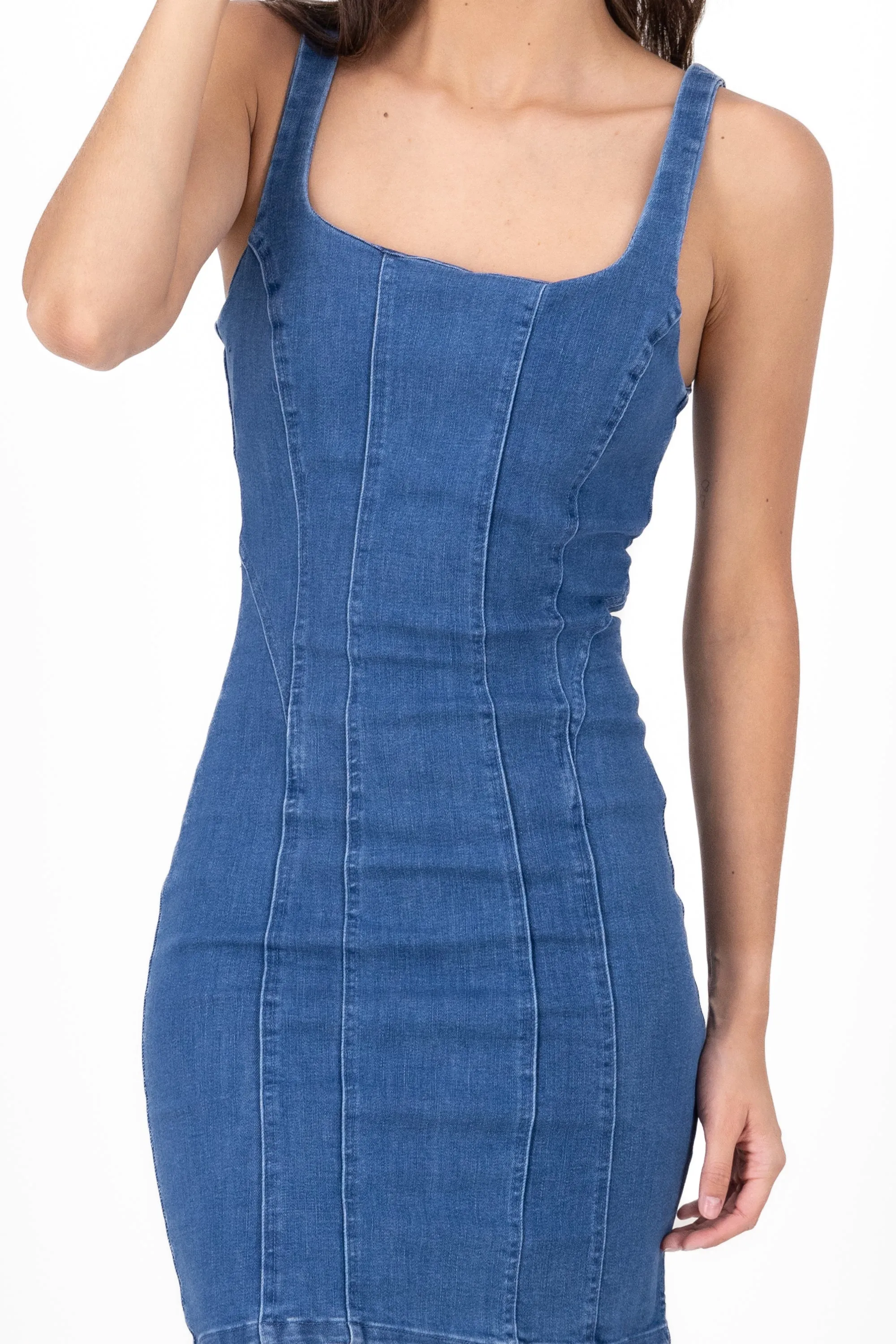 Vestido Mini Bodycon Denim sold by Shasa product image thumbnail 5