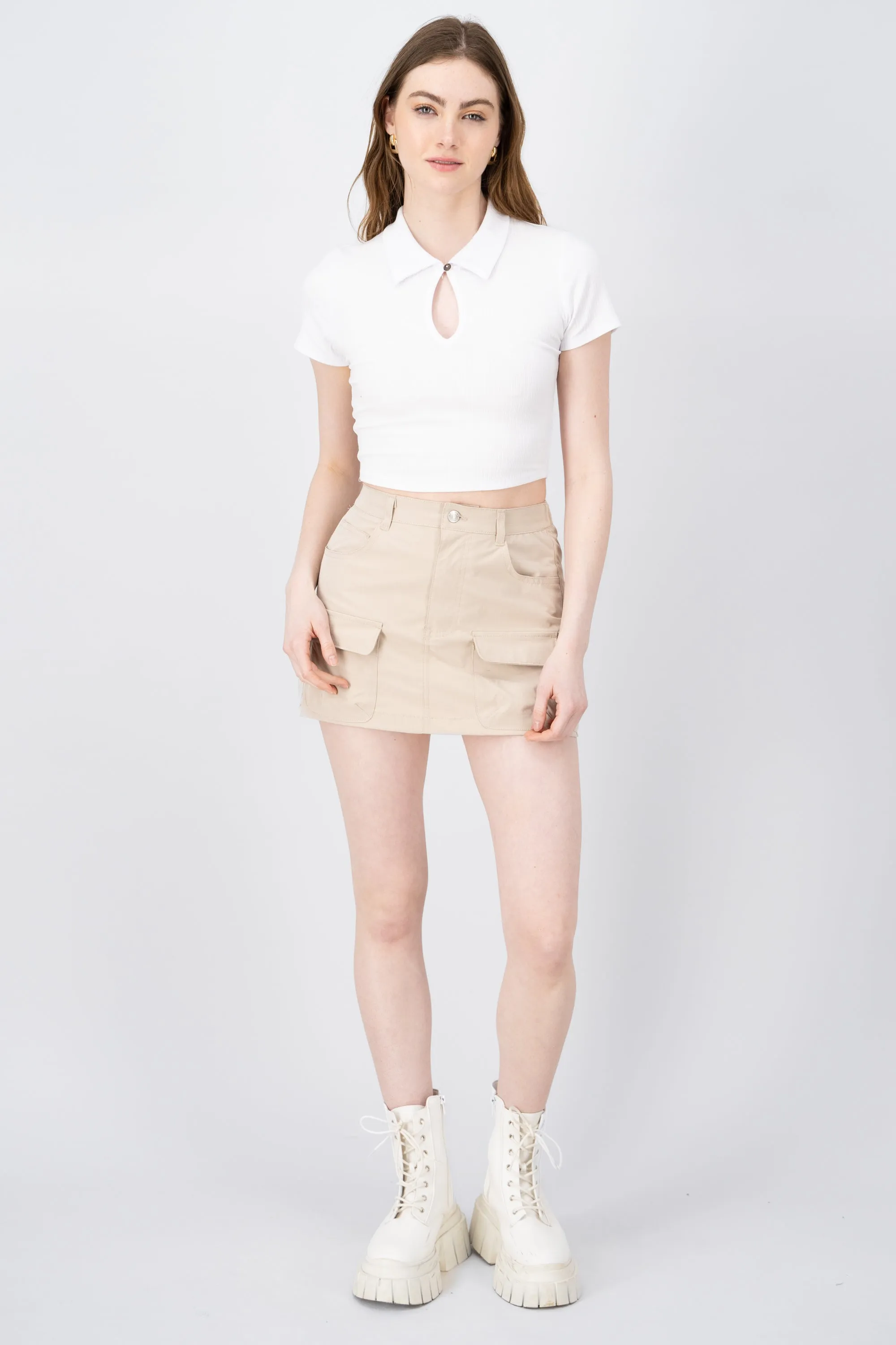 Mini Falda Parachute Bolsas Cargo sold by Shasa