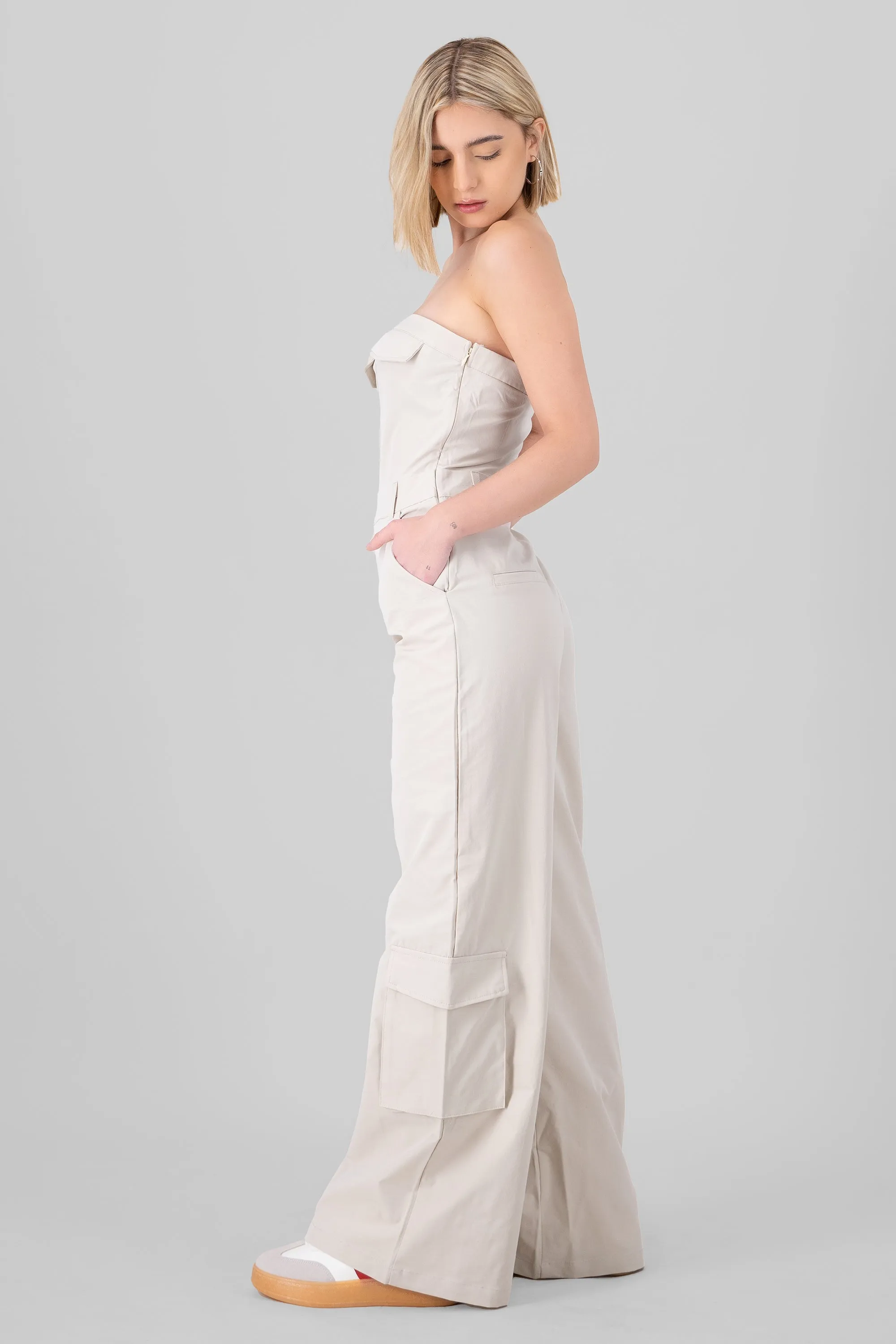 Jumpsuit liso cargo sold by Shasa product image thumbnail 3