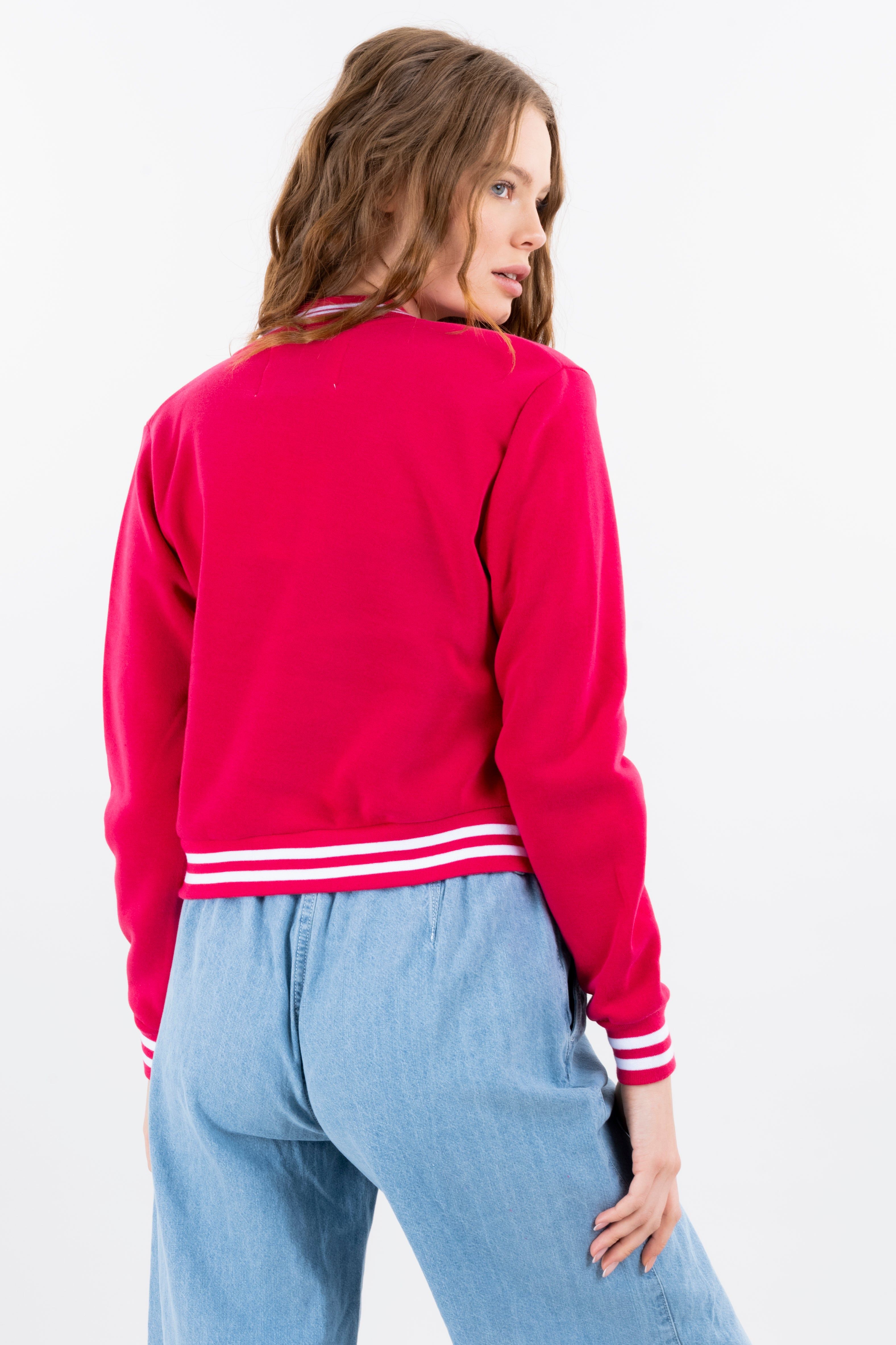 Chamarra varsity bordado NY sold by Shasa product image thumbnail 4