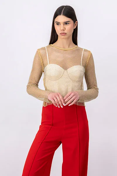 Top Red Brillos Manga Larga sold by Shasa