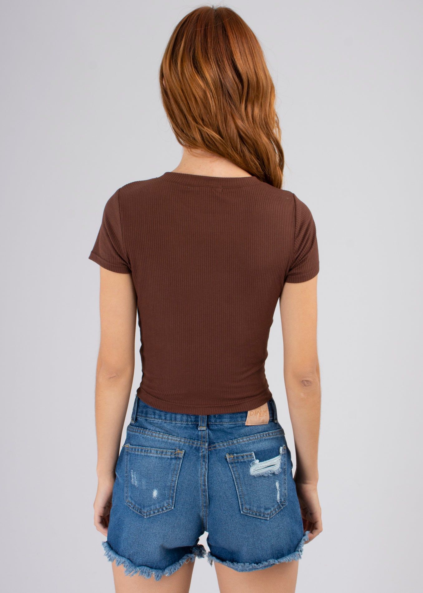 Top manga corta acanalado sold by Shasa product image thumbnail 3