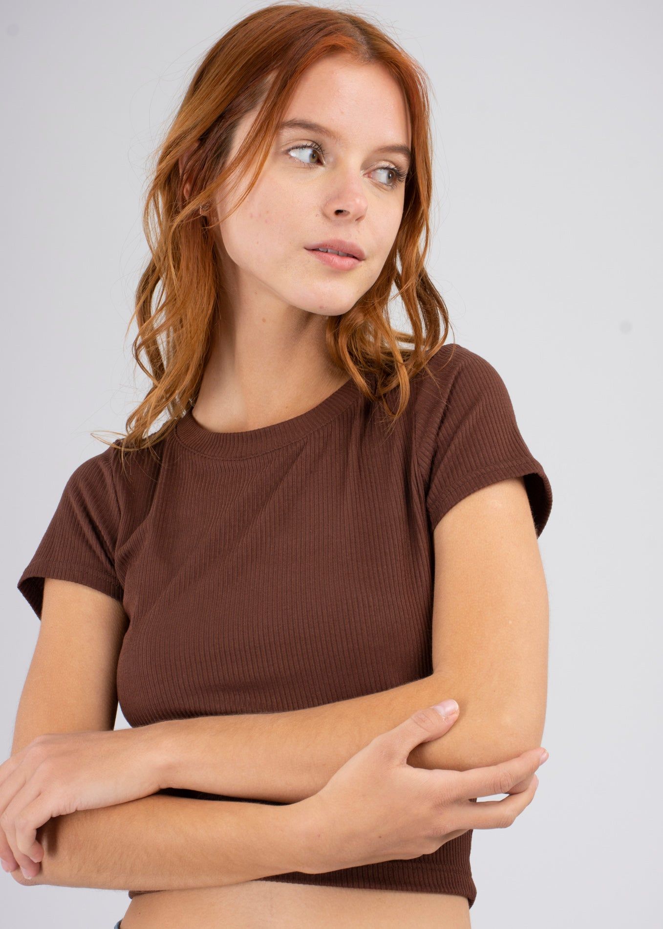 Top manga corta acanalado sold by Shasa