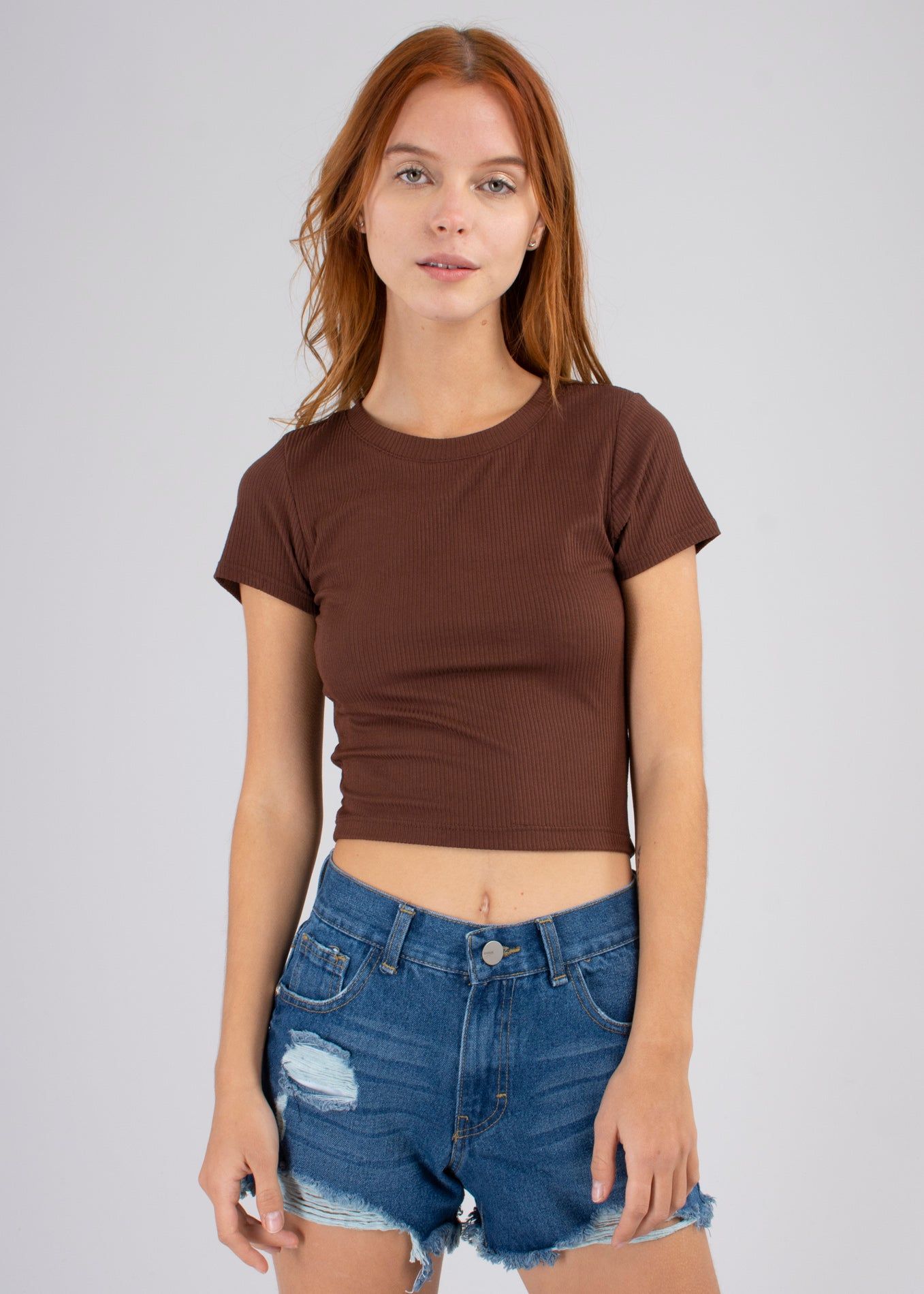 Top manga corta acanalado sold by Shasa product image thumbnail 4