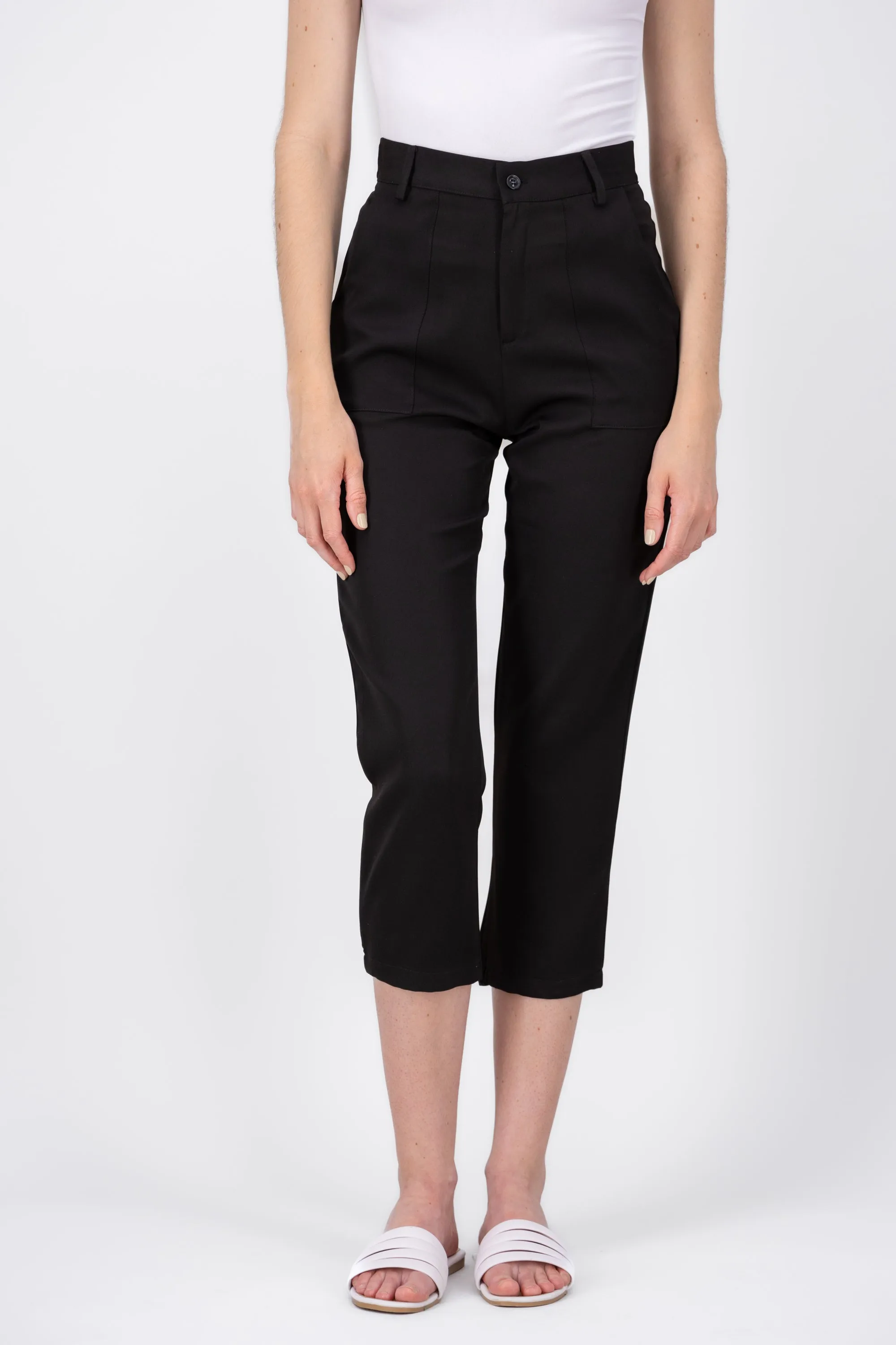 Pantalón Cintura Alta Capri Bolsas sold by Shasa product image thumbnail 3