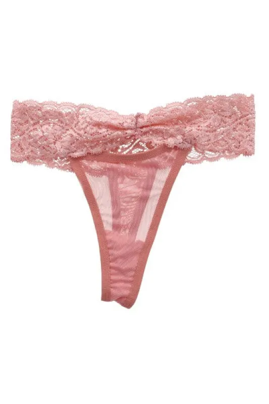 Tanga Encaje Mesh Abertura sold by Shasa