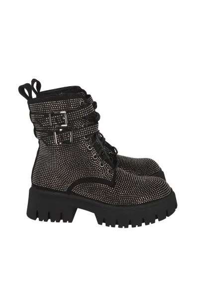 Botas combat aplicación brillos sold by Shasa