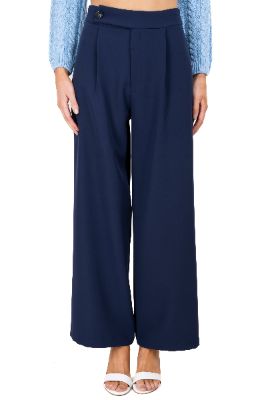Pantalón wide leg botón cruzado sold by Shasa