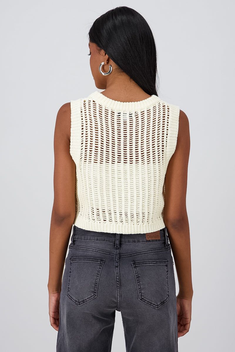 Top sin manga red tejido sold by Shasa product image thumbnail 4