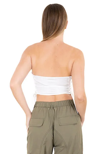 Blusa corset lace up liso sold by Shasa product image thumbnail 4