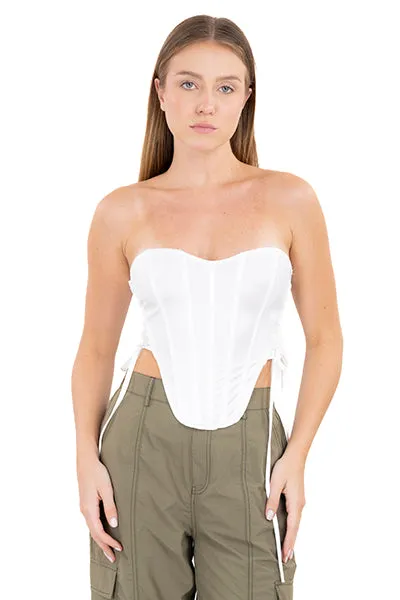 Blusa corset lace up liso sold by Shasa product image thumbnail 2