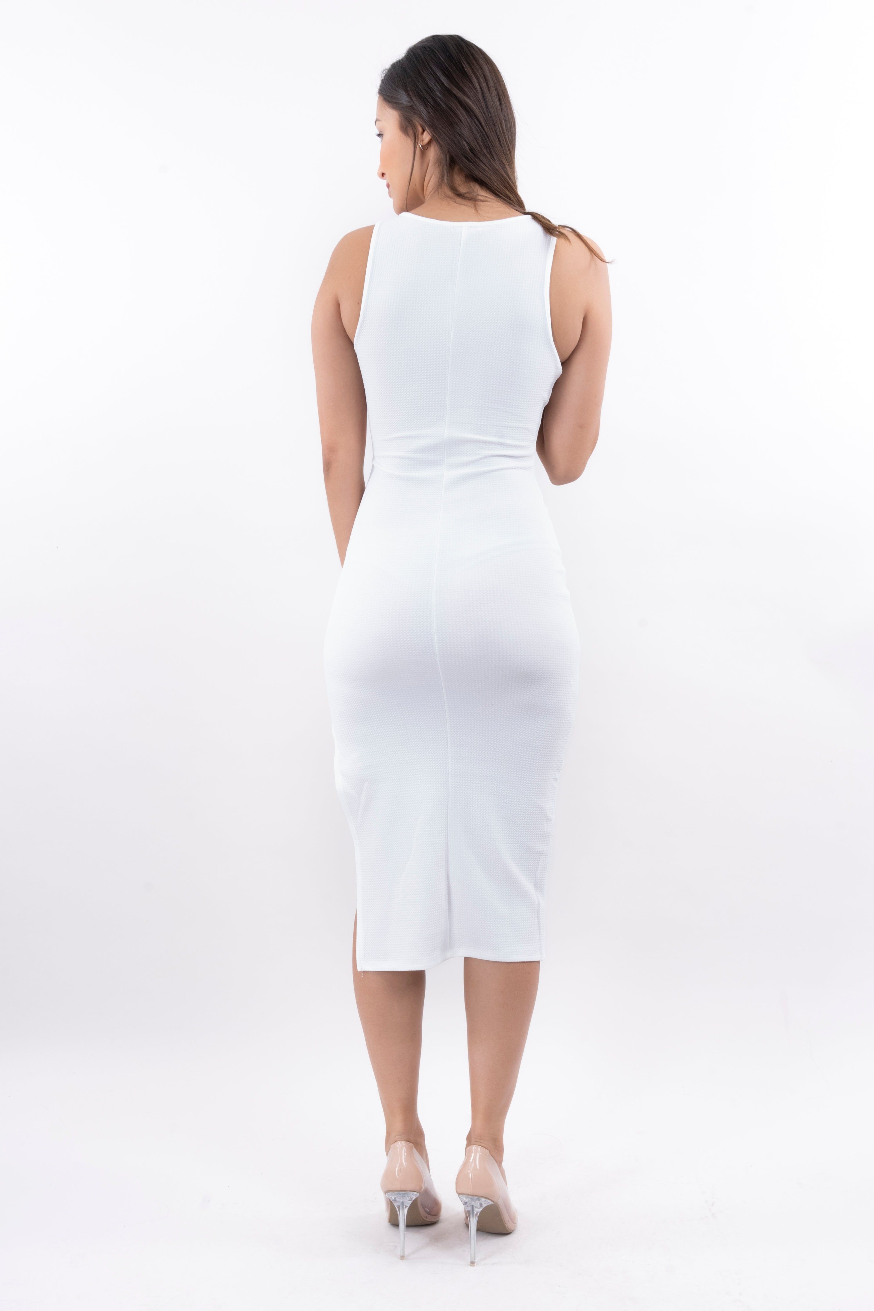 Vestido midi bodycon abertura sold by Shasa product image thumbnail 4