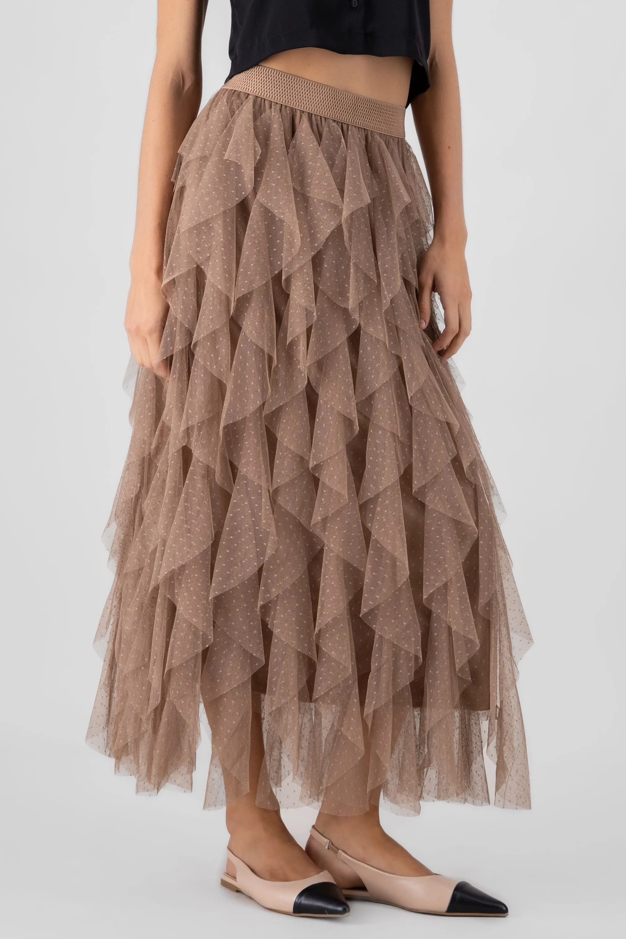 Falda maxi tul olanes sold by Shasa product image thumbnail 3