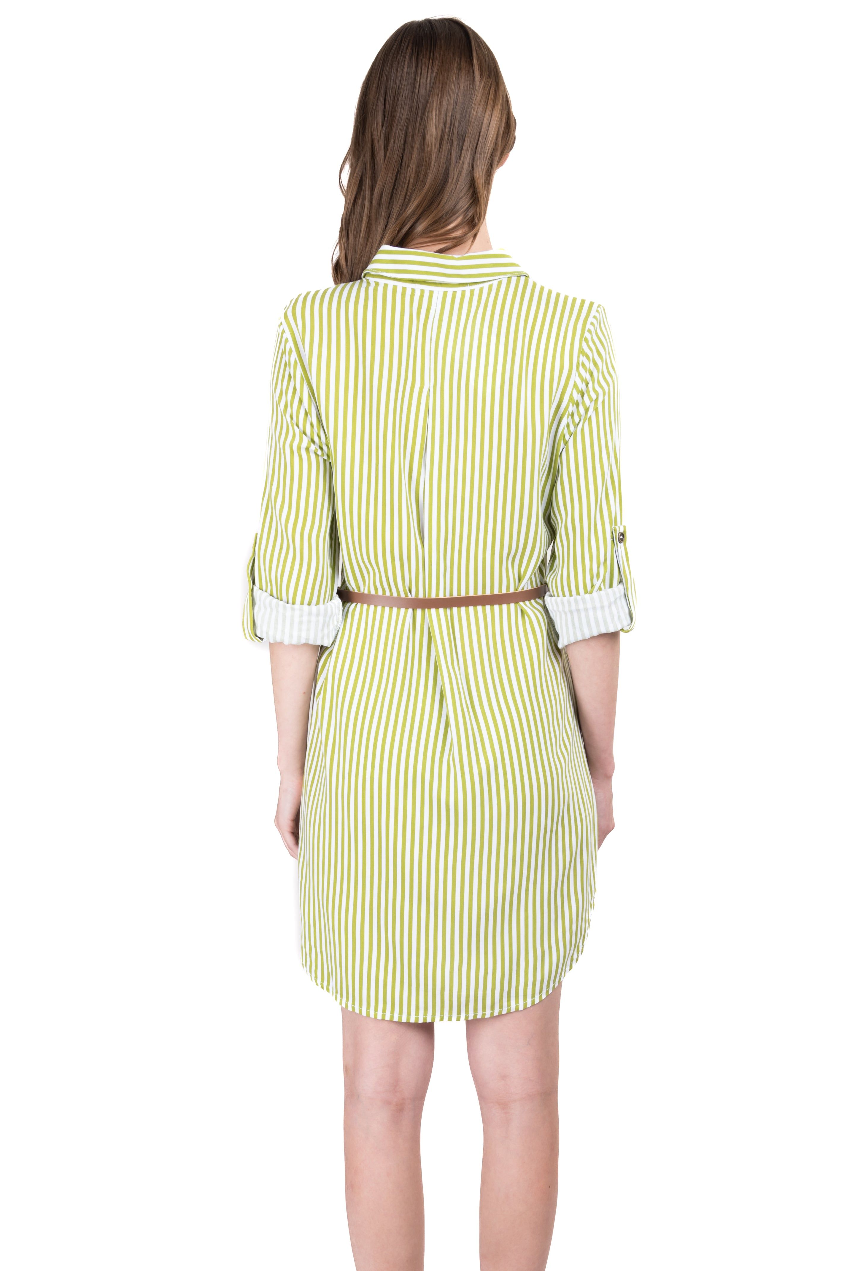 Vestido mini camisero estampado rayas sold by Shasa product image thumbnail 4