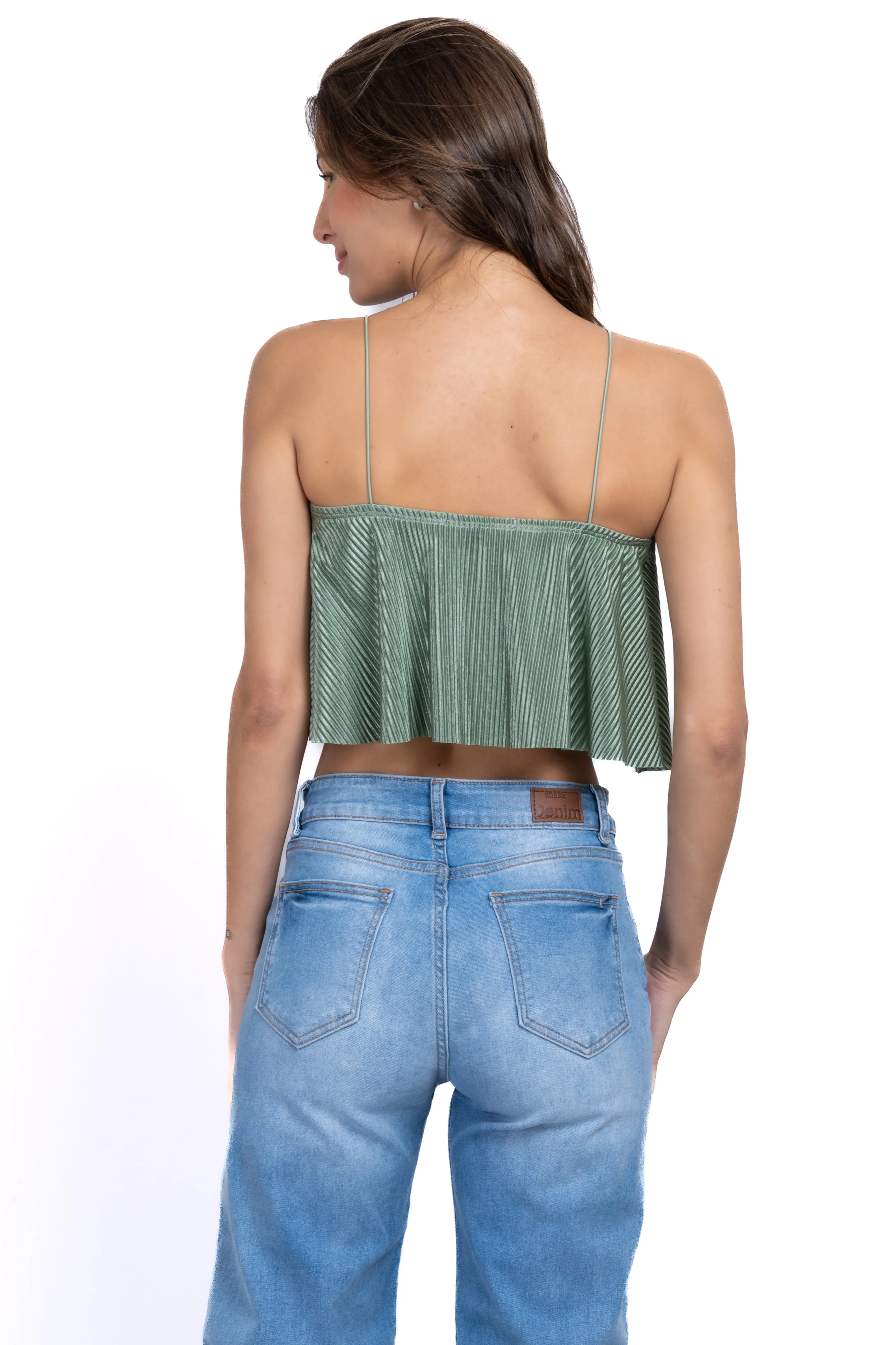 Top Crop Tejido Plisado Tirantes sold by Shasa product image thumbnail 4