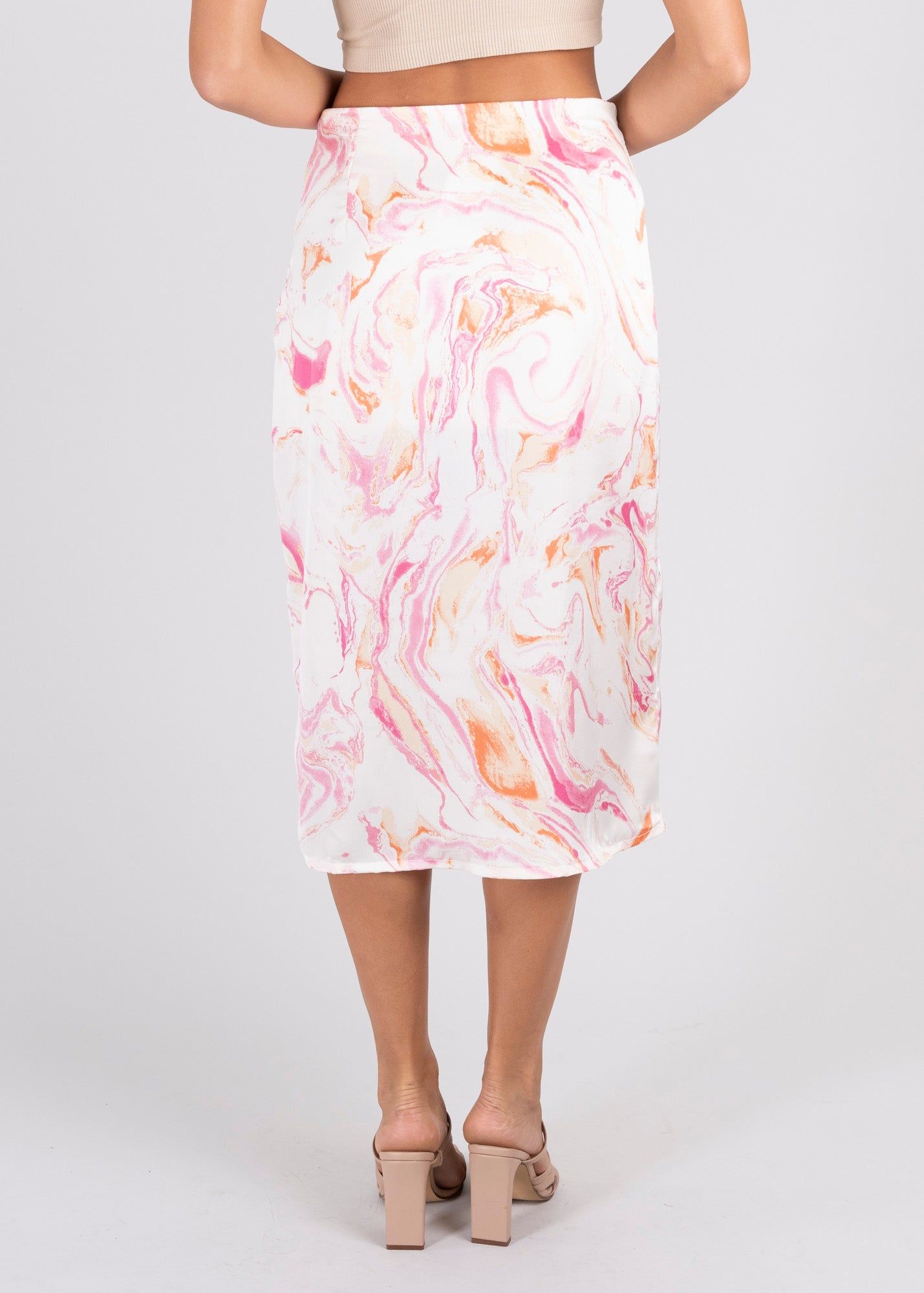 Falda midi abertura ondas sold by Shasa product image thumbnail 4