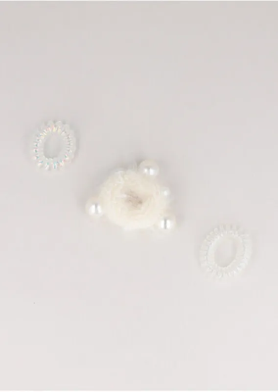 Set 3 Ligas Teléfono Perlas sold by Shasa