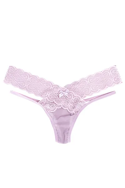 Tanga tiras encaje cruzado sold by Shasa