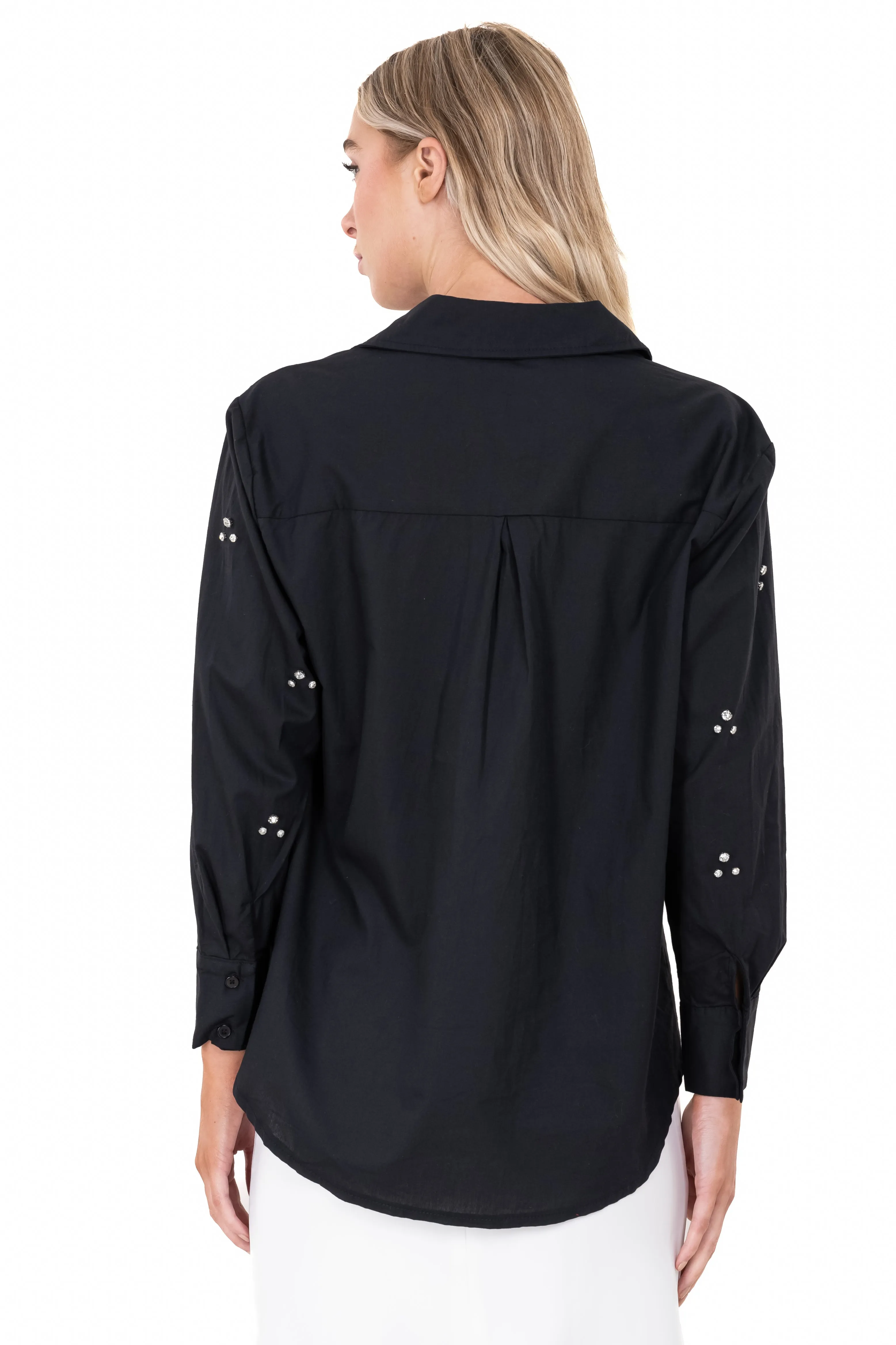 Camisa cuello solapa brillos sold by Shasa product image thumbnail 4