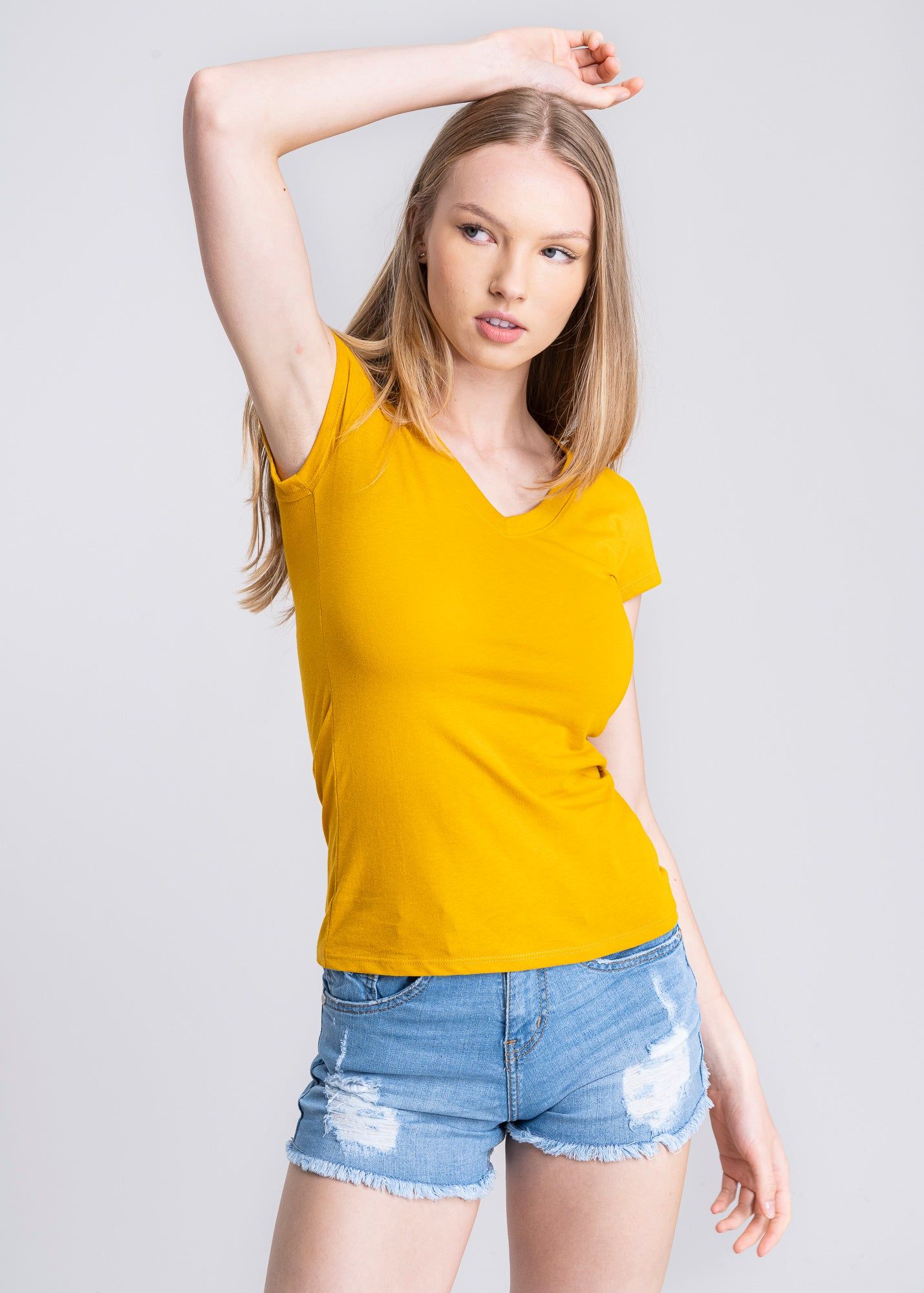 Blusa manga corta cuello v sold by Shasa product image thumbnail 3