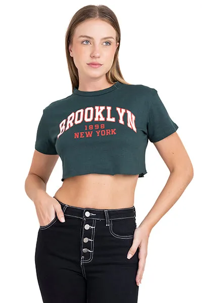 Top crop estampado Brooklyn sold by Shasa