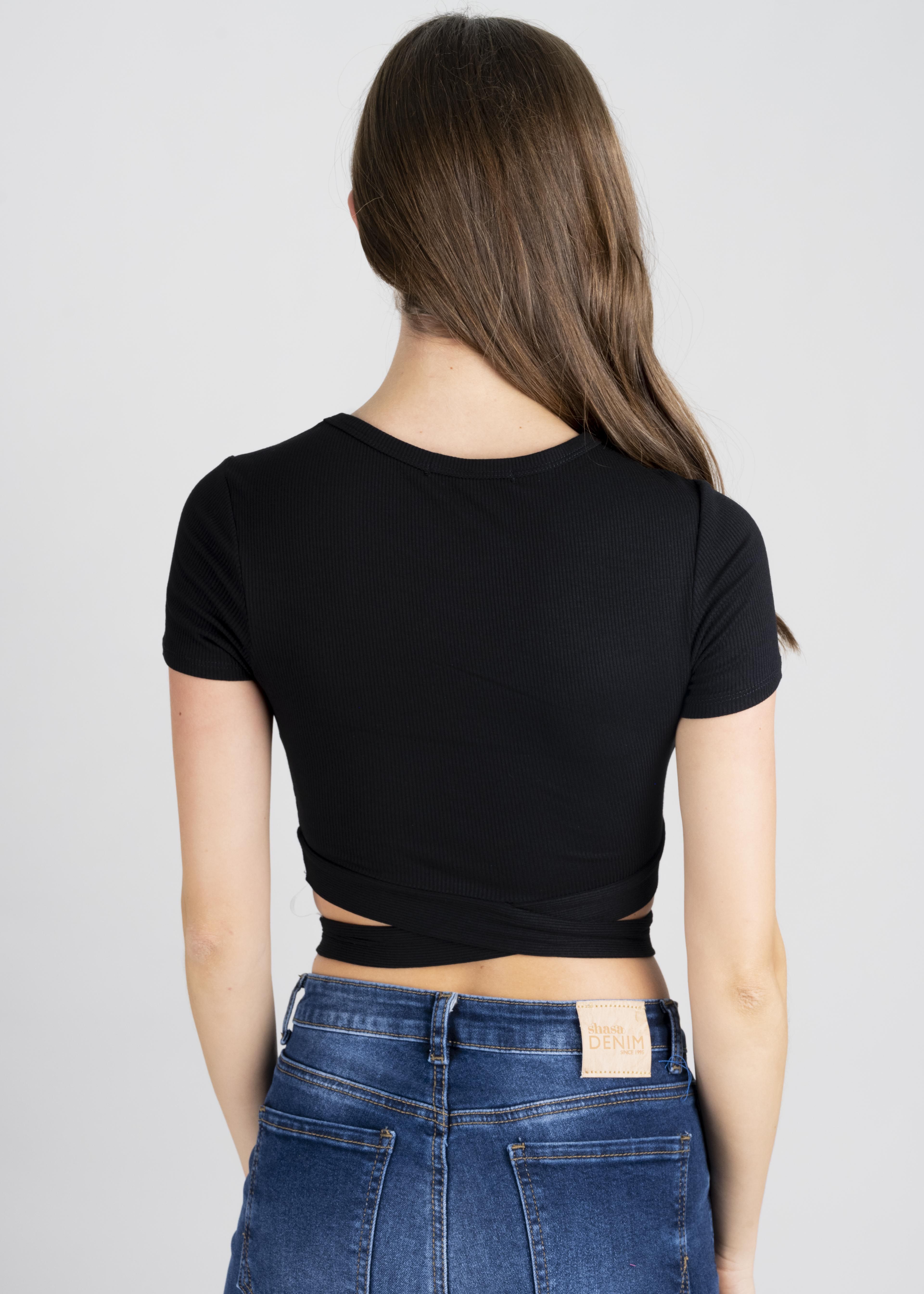 Top textura abertura cruzada sold by Shasa product image thumbnail 4