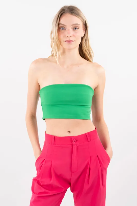 Top crop strapless sold by Shasa