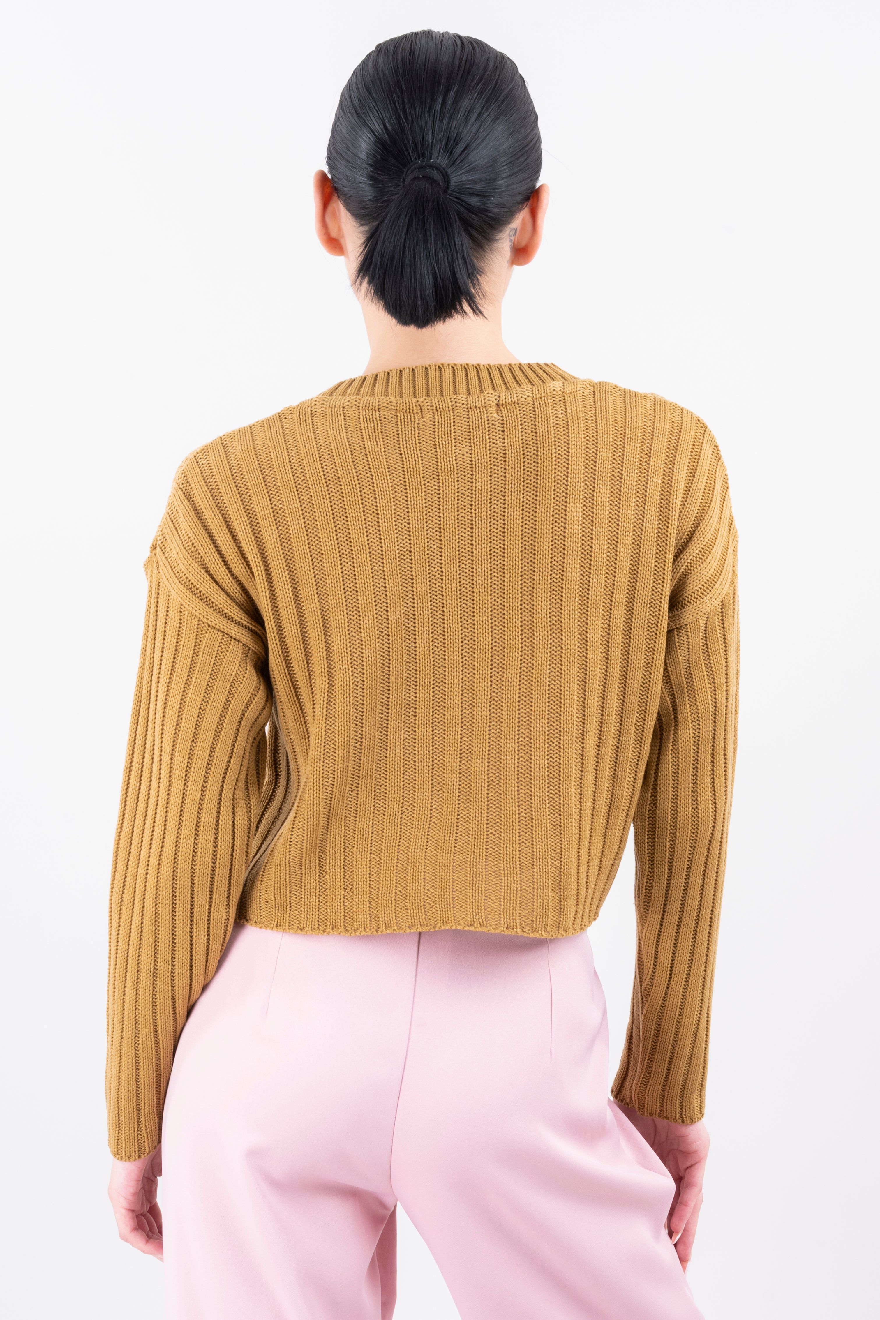 Suéter crop textura rayas sold by Shasa product image thumbnail 4