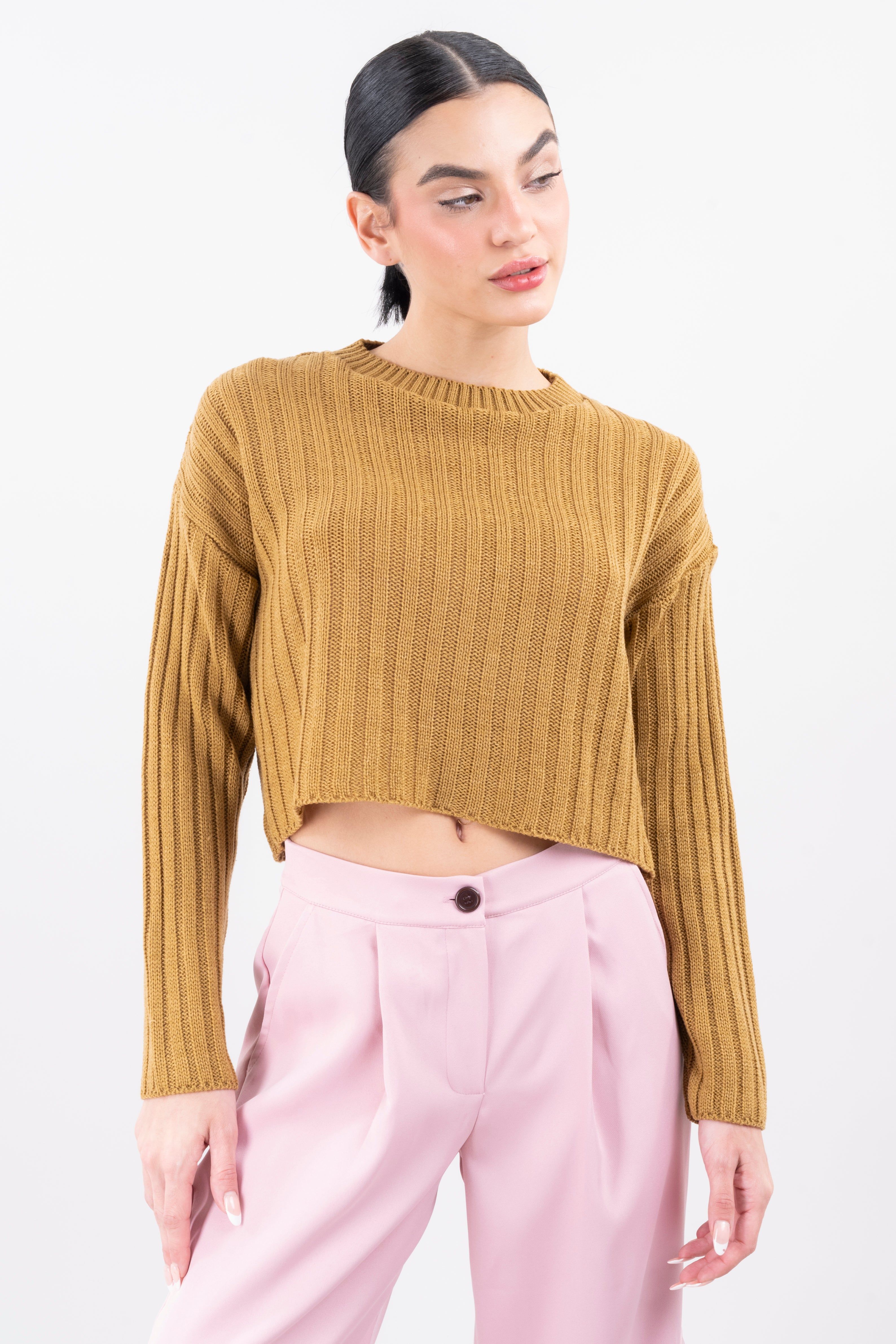 Suéter crop textura rayas sold by Shasa product image thumbnail 2