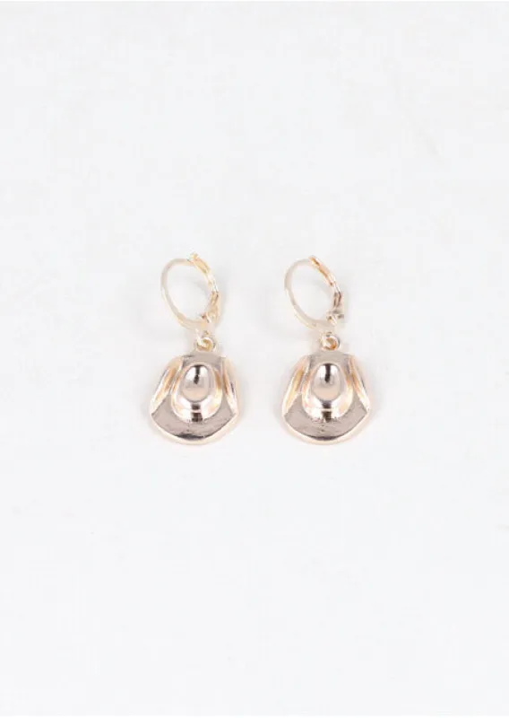 Aretes Sombrero Vaquero Metal sold by Shasa