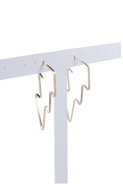 Aretes silueta rayo sold by Shasa product image thumbnail 4