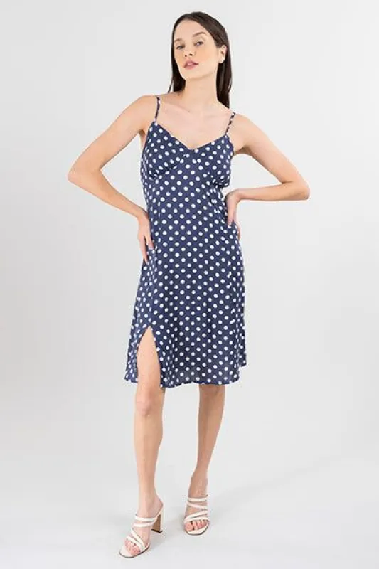 Vestido tirantes polka dots sold by Shasa