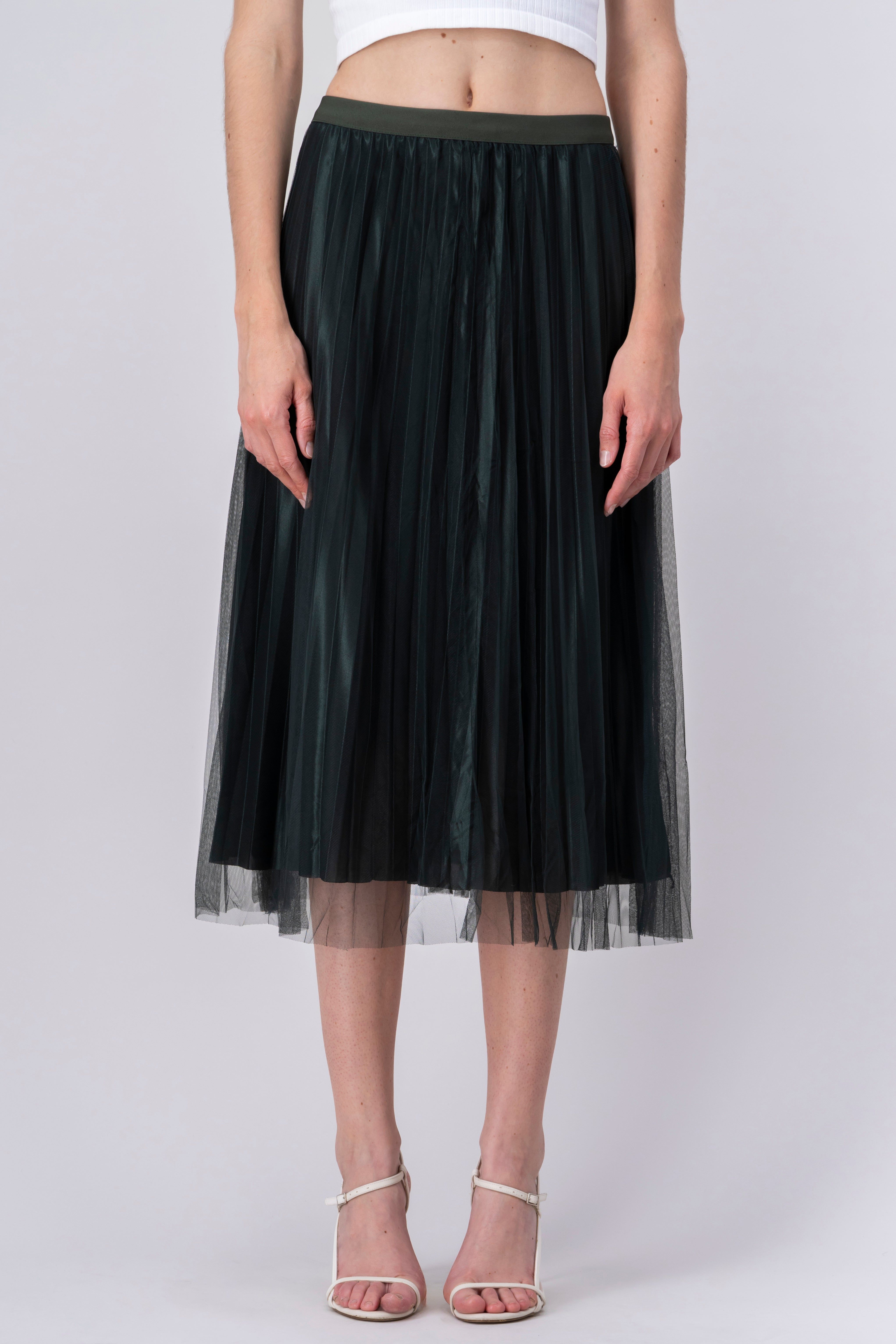 Falda Midi Plisada Mesh sold by Shasa product image thumbnail 2