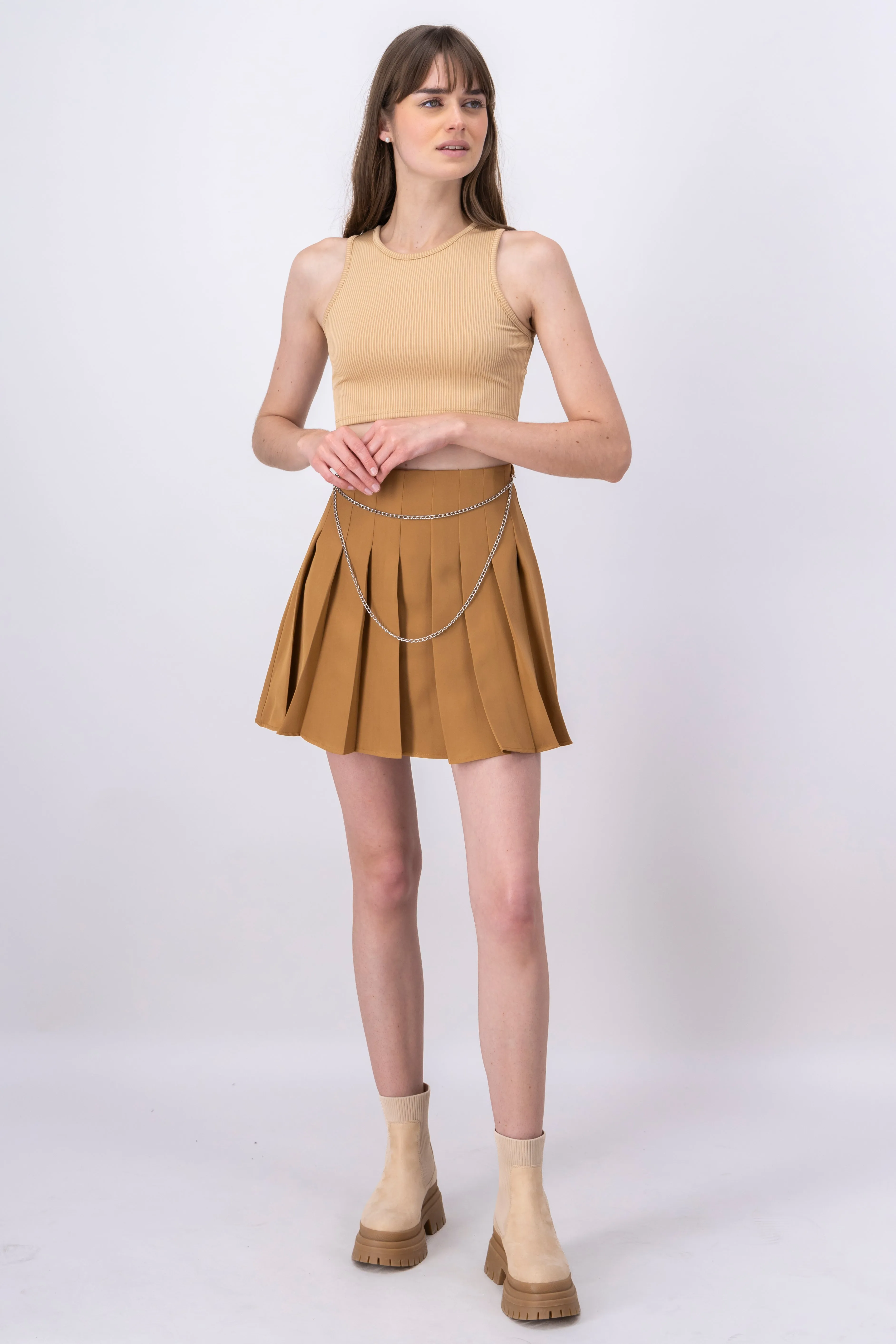 Falda Plisada Cadenas sold by Shasa