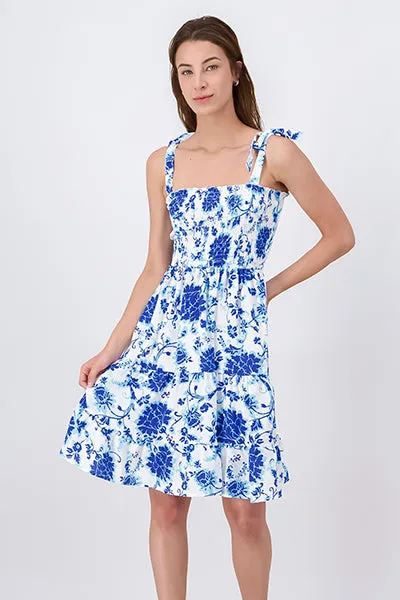 Vestido Mini Smock Flores sold by Shasa