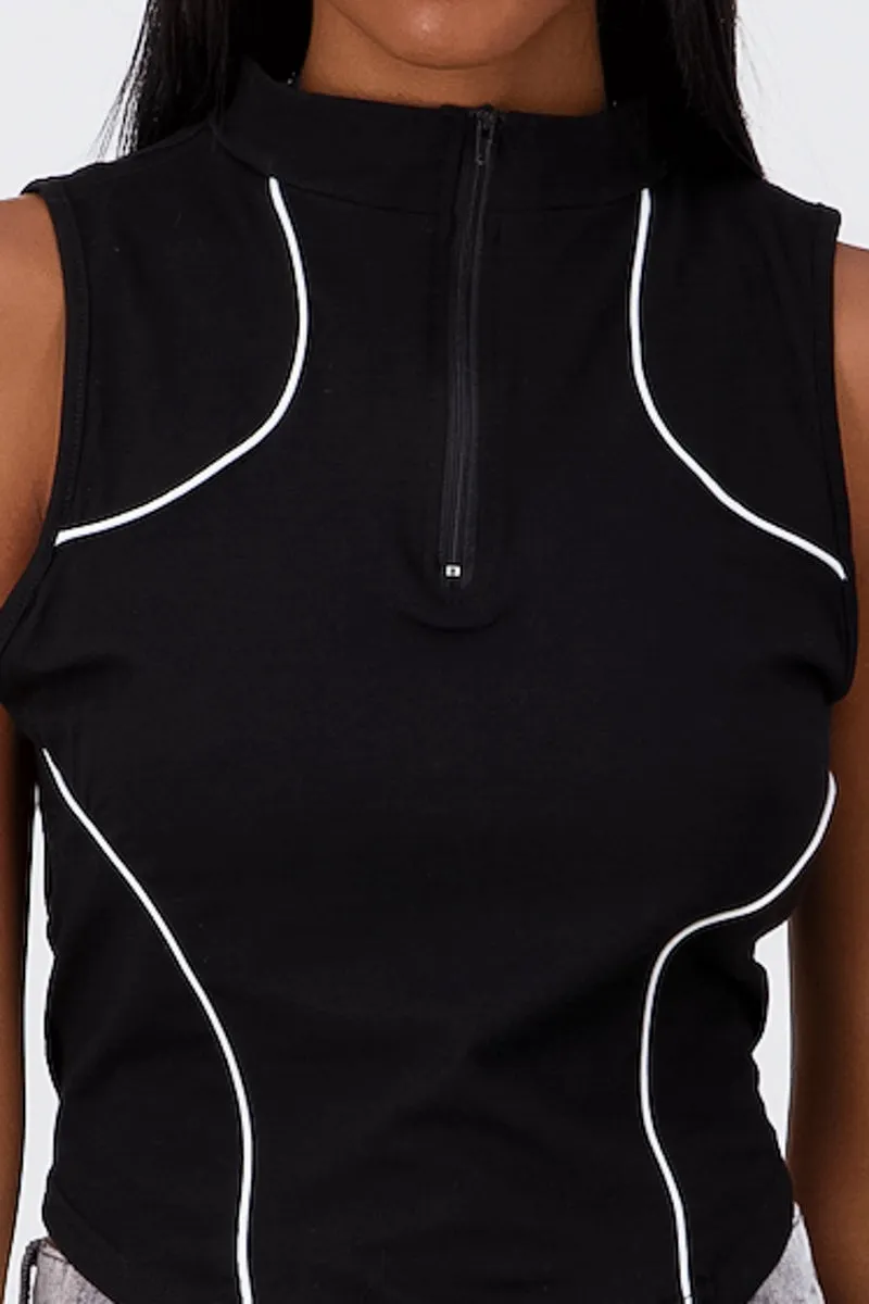 Top Con Contraste Y Cierre sold by Shasa product image thumbnail 5