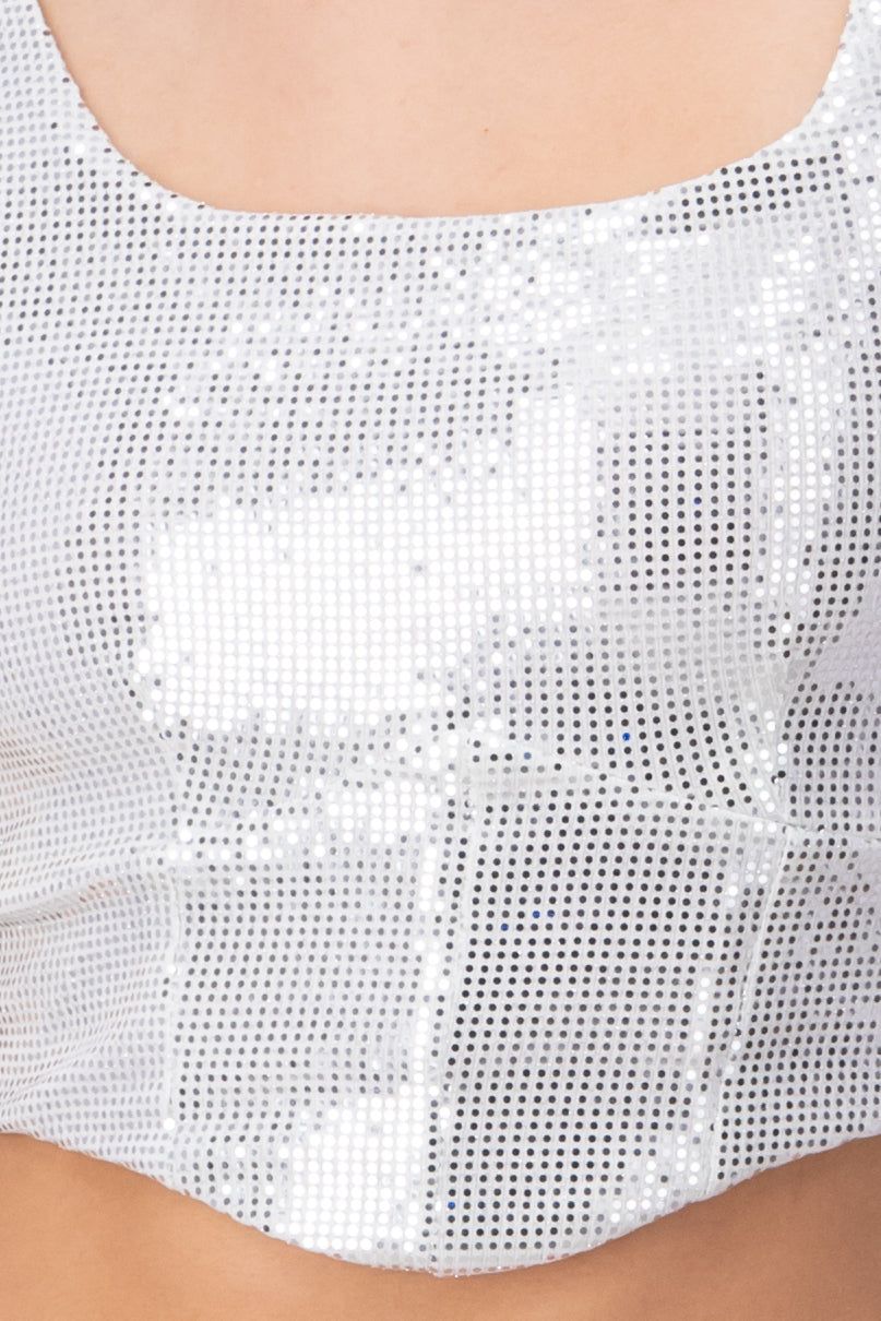 Top corset tirantes lentejuelas sold by Shasa product image thumbnail 4